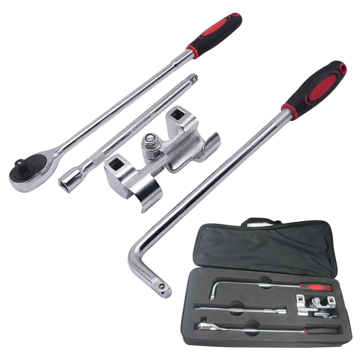 OSPSHPG Manual CCD Cable Bender, Wire Bending Tool, Adjustable Design for 0-90° Bending, with Cloth Bag, Applicable To 10KV Cables, for Bending 35-240 Square Cables