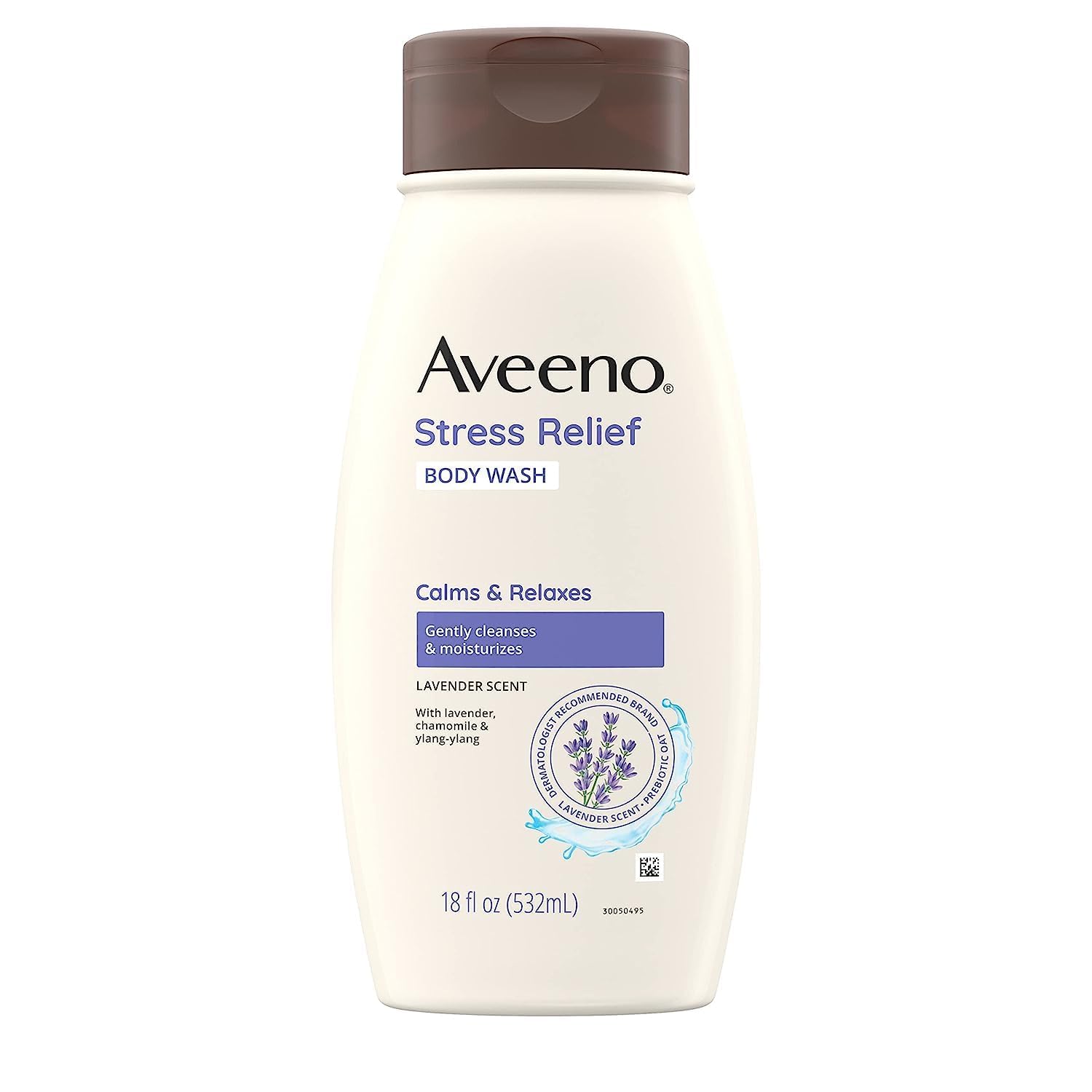 Avee.no Stress Relief Body Wash with Soothing Oat, Lavender, Chamomile & Ylang-Ylang Essential.