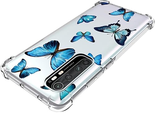 Miniatura 4 de Vokuha Funda para Xiaomi Note 10 Lite M2002F4LG para niñas y mujeres, bonita funda transparente delgada a prueba de golpes, suave y flexible de goma