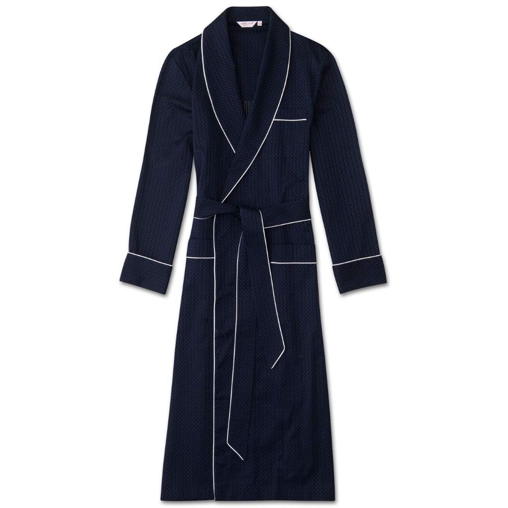 Men's Royal Piped Pure Cotton Robe-image-17