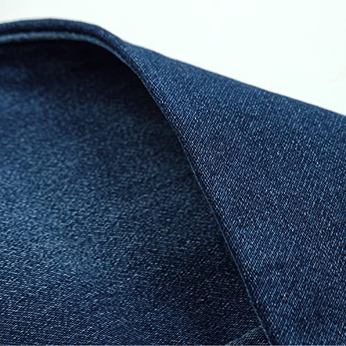 KIDSCOOL SPACE Baby Girls Jeans,Little Girl Elastic Waist Washed Soft Cotton Denim Pants3