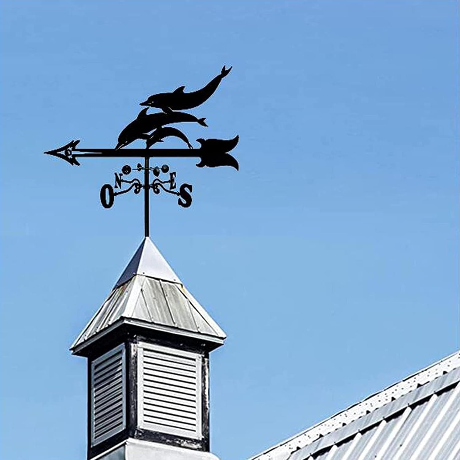 Wind Vane Decorative Weather Vanes Garden Mount Yard Stake Wind Direction Indicator Garden Stake Weather Vane Professional Measuring Tool Garden Yard image 2