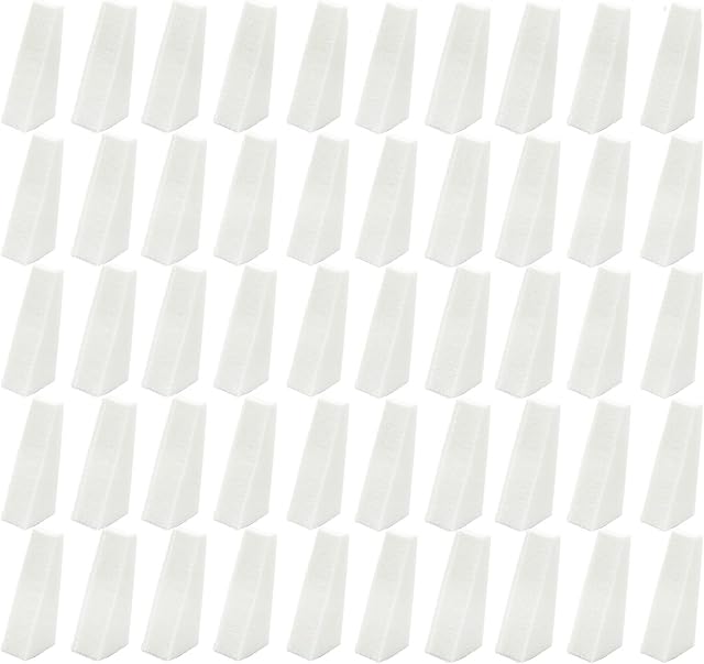 50pcs Nail Art Sponges, Reusable Make Up Sponge Cosmetic Wedges, Triangle Make Up Sponges Cosmetic Sponge Wedges, Triangle Shape Makeup Foundation Beauty Tool
