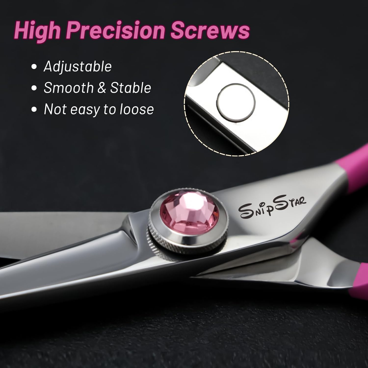 4.5 inch Professional Curved Dog Grooming Scissors, VG10 Steel Pet Trimming Cutting Scissors, Fine Grooming Shears for Cats Dogs at Home Groomer, 25 Degree Bend