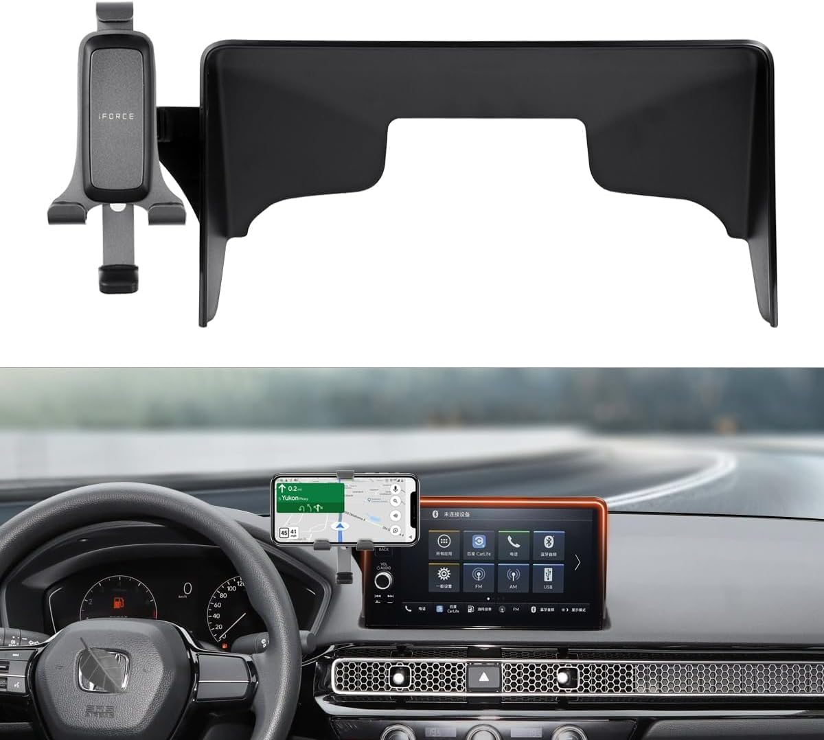 Beerte Autotelefoonhouder voor MagSafe voor BMW X1 2015-2022, X2 2018-2023, 20 x N52 Krachtige Magneten 360 ° Rotatie Magnetische Auto Telefoon Houder voor iPhone 16/15/14/13/12 Serie MagSafe Case