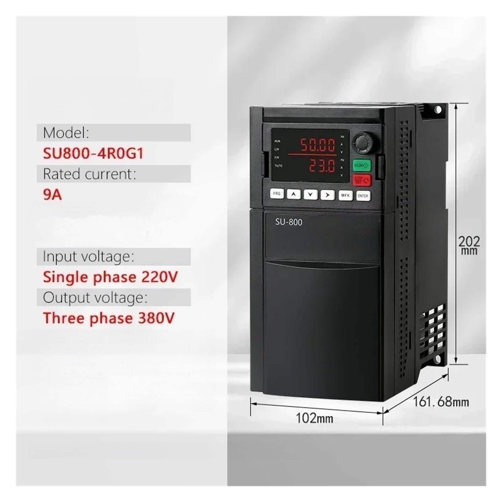 Inverter 220V monofase a 380V trifase convertitore di velocità Regolabile