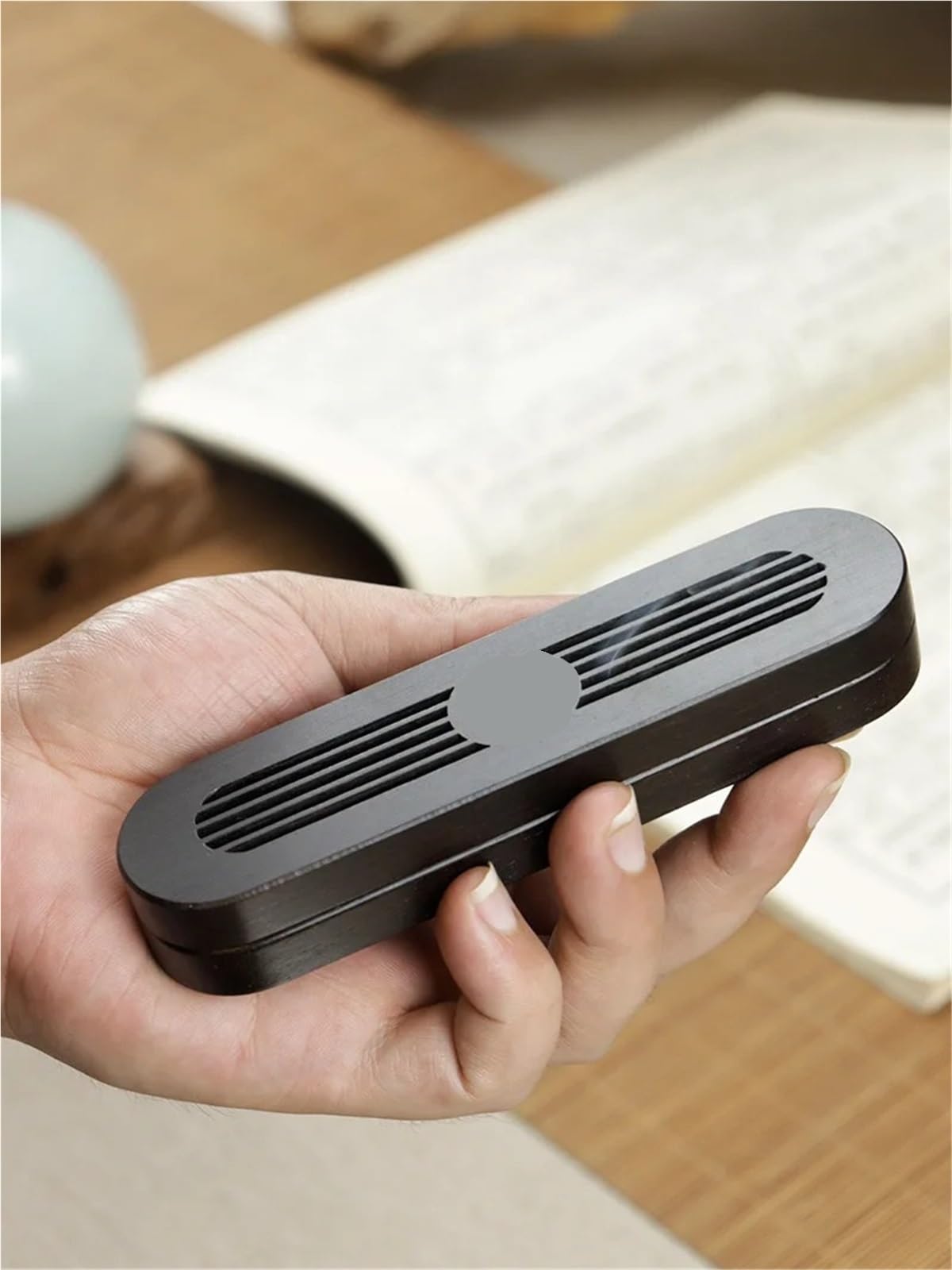 2Pcs Incense Burner Portable Line Holder Home Ornaments Base für Meditation/Yoga