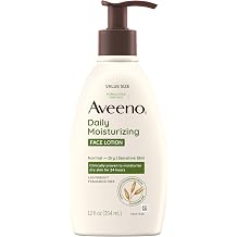 Aveeno Daily Moisturizing Face Lotion, Fragrance Free, 12 fl. oz