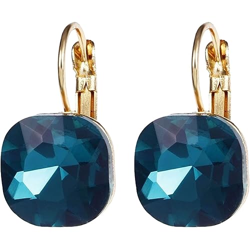 Women%27s+Jewelry Retro Earrings Hoop Crystal Blue Huggie Personality Zircon Earrings Earrings Earrings for Women Fashion (Green, One Size)