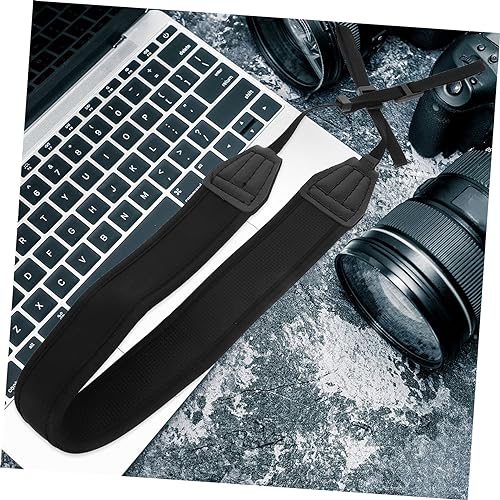 GAROZATION Correa De Cámara Ajustable Fotógrafos, Ergonómica y Ligera, Correa De Hombro y Cuello Para Uso Exterior, Compatible Mayoría De Cámaras, Color Negro - imagen 3