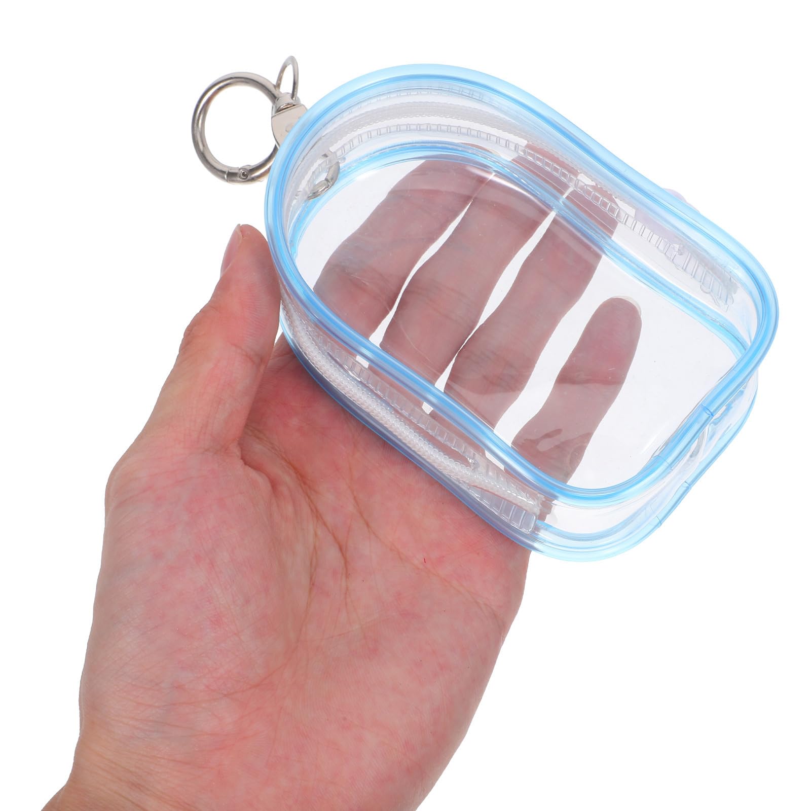 Bolsa de Exhibición Transparente de Plástico para Figuras y Muñecos con Cremallera, Forma Esférica y 6 Unidades para Almacenamiento y Transporte Cómodo