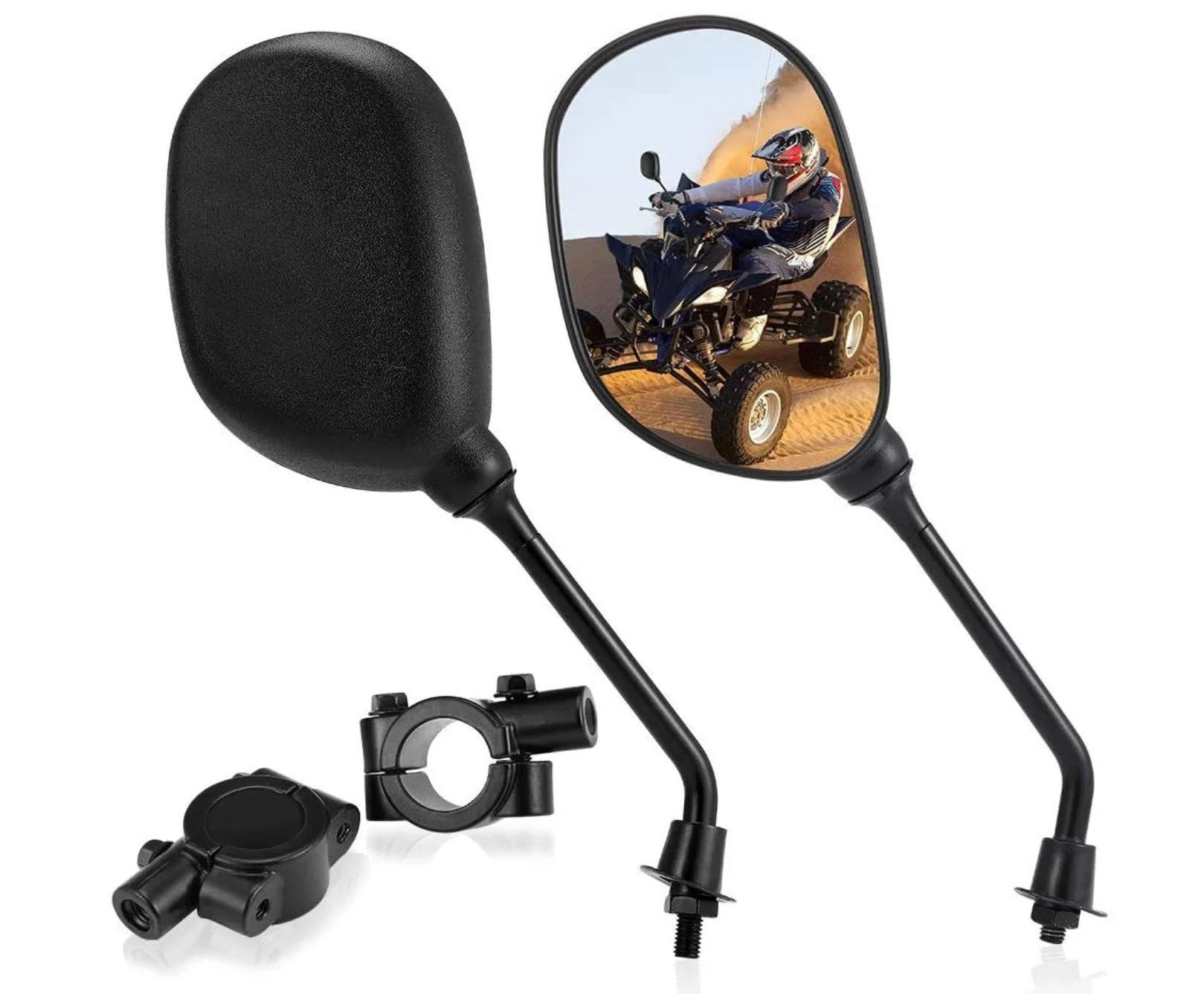 Moteur Électrique De Scooter Miroir Recul Véhicule M8 8 Mm Pour Vélo Pour Face Arrière Pour Rétroviseurs Convexes Rétroviseur Moto Rétroviseur moto