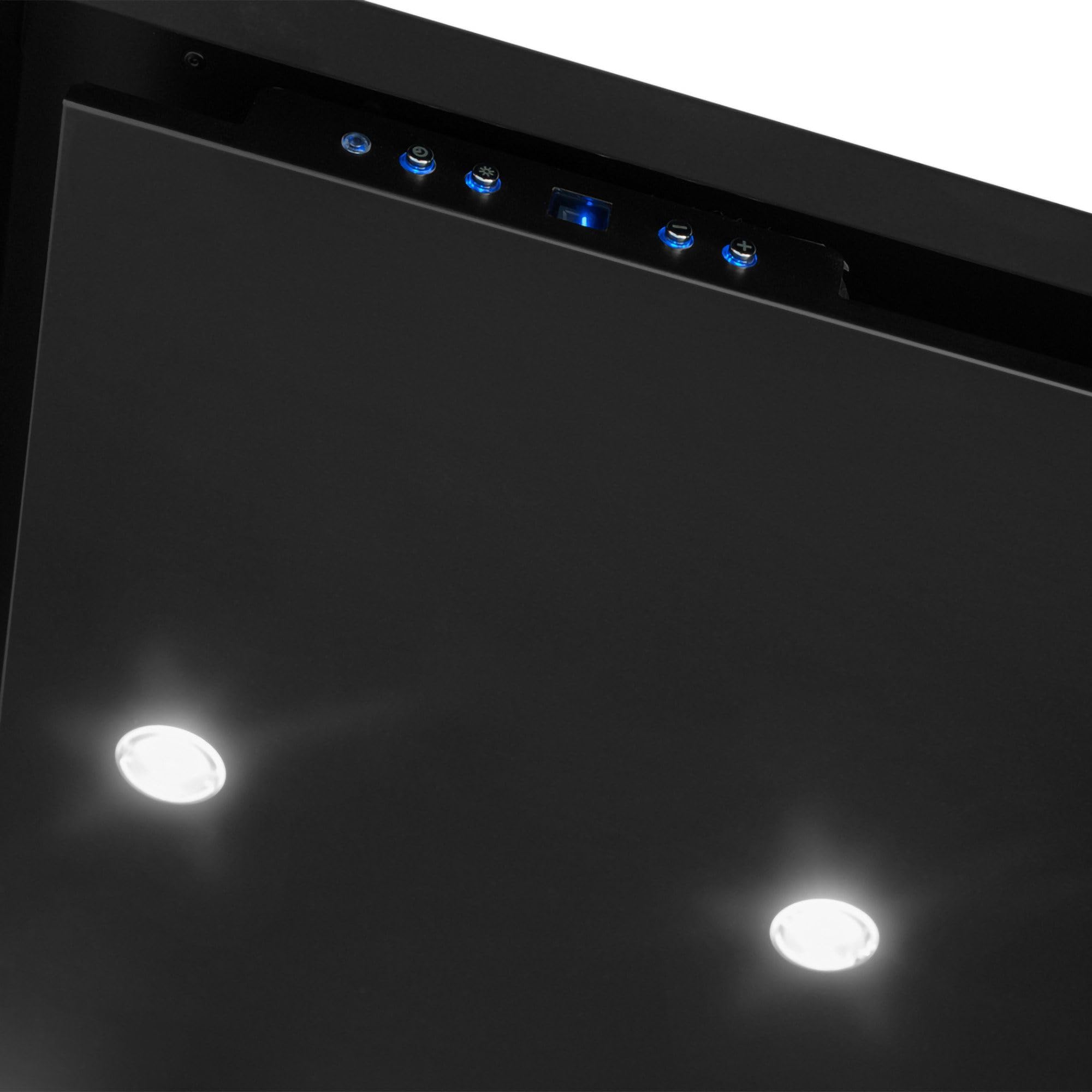 GURARI Deckhaube GCH 791 BL Diamond cappa aspirante 90 cm Nero 850 m³/h