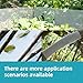 Pet & Garden Safeguard - 15.7IN x 16.4FT Roll - Black Plastic Netting, Multi-Use Decorative Fencing for Poultry, Dogs, Rabbits,Chicken and Snake Barrier