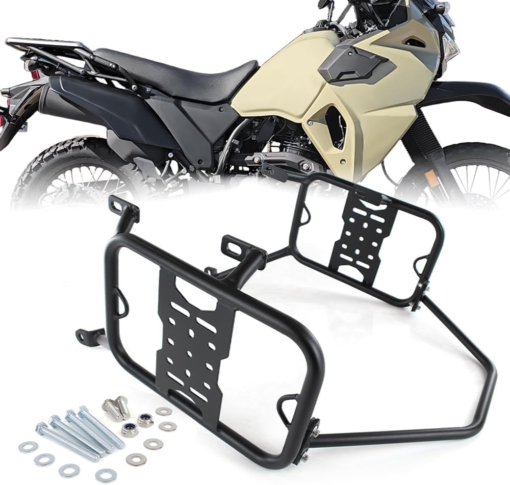 Saddlebag Support Racks Fit for KLR650 2022-2025, Motorcycle Pannier Rack Side Carrier