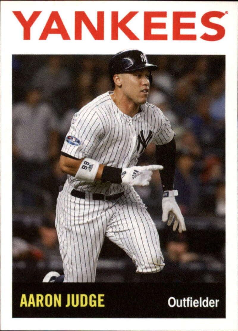 2018 Topps Throwback Thursday 1964 Design Baseball #210 Aaron Judge New York Yankees Official MLB Trading Card ONLINE EXCLUSIVE Limited Print Run (Stock Photo shown, card straight from Topps in Near Mint to Mint Condition)