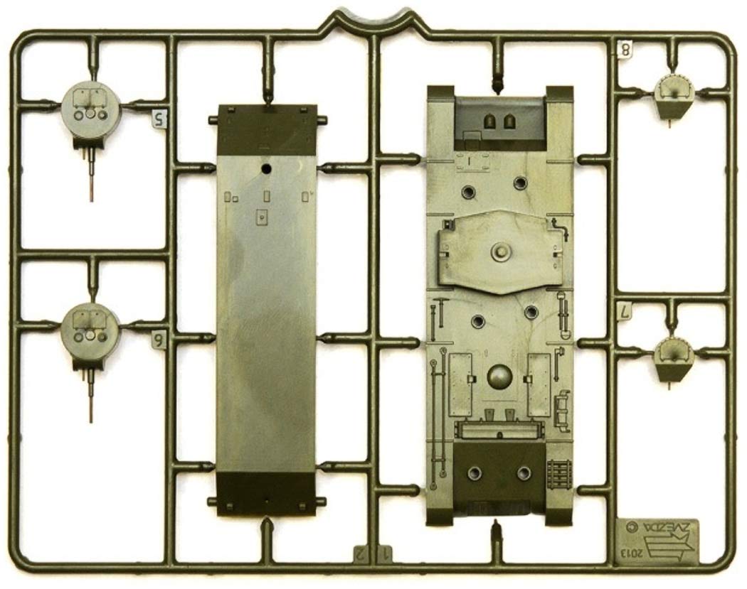 Zvezda Modellbausatz - Soviet Panzer T-35 Im Maßstab 1:100, 13 Teile