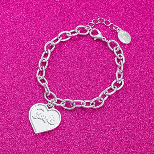 Barbie Chunky Heart Bracelet - Silver3