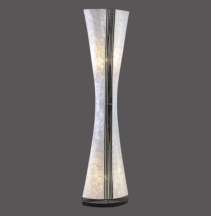 Paul Neuhaus ROLLER vloerlamp ABUJY - metaal - parelmoer - hoogte 150 cm photo 2