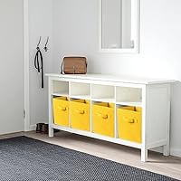 Vista 4 de ShellKingdom Contenedores de almacenamiento, cubos de almacenamiento plegables de tela y cajón organizador de almacenamiento de tela para armario