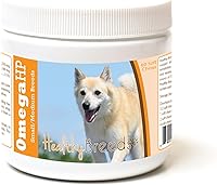 Vista 68 de Healthy Breeds Schnauzer en miniatura Omega HP Ácido graso para piel y pelaje Masticables suaves 60