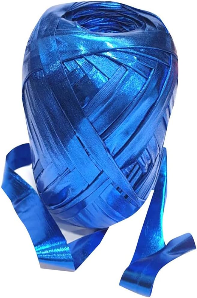 LaPace Metallic Shiny Fabric Ribbon Tape Yarn, Sparkle