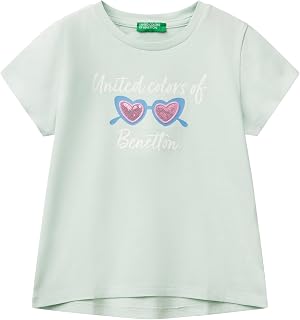 T-Shirt 3i1xg10jb Camiseta, Verde, 2 años para Niñas