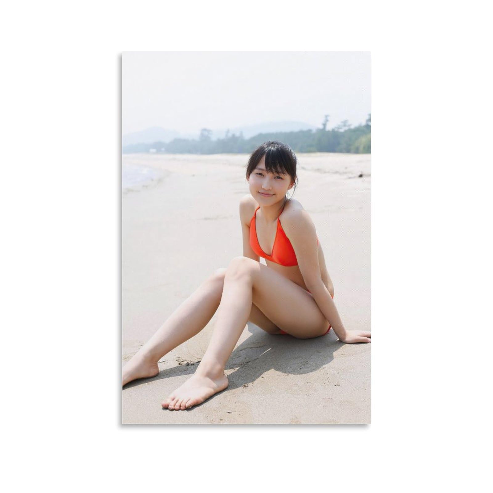 鞘師里穂　水着 Amazon.co.jp: 鞘師里保グラビア水着画画像集女優・歌手・アイドル229 ポスター 装飾画 キャンバス ウォールアート リビングルーム  ポスター ベッドルーム 絵画 アンフレームスタイル 16x24インチ(40x60cm) : ホーム＆キッチン