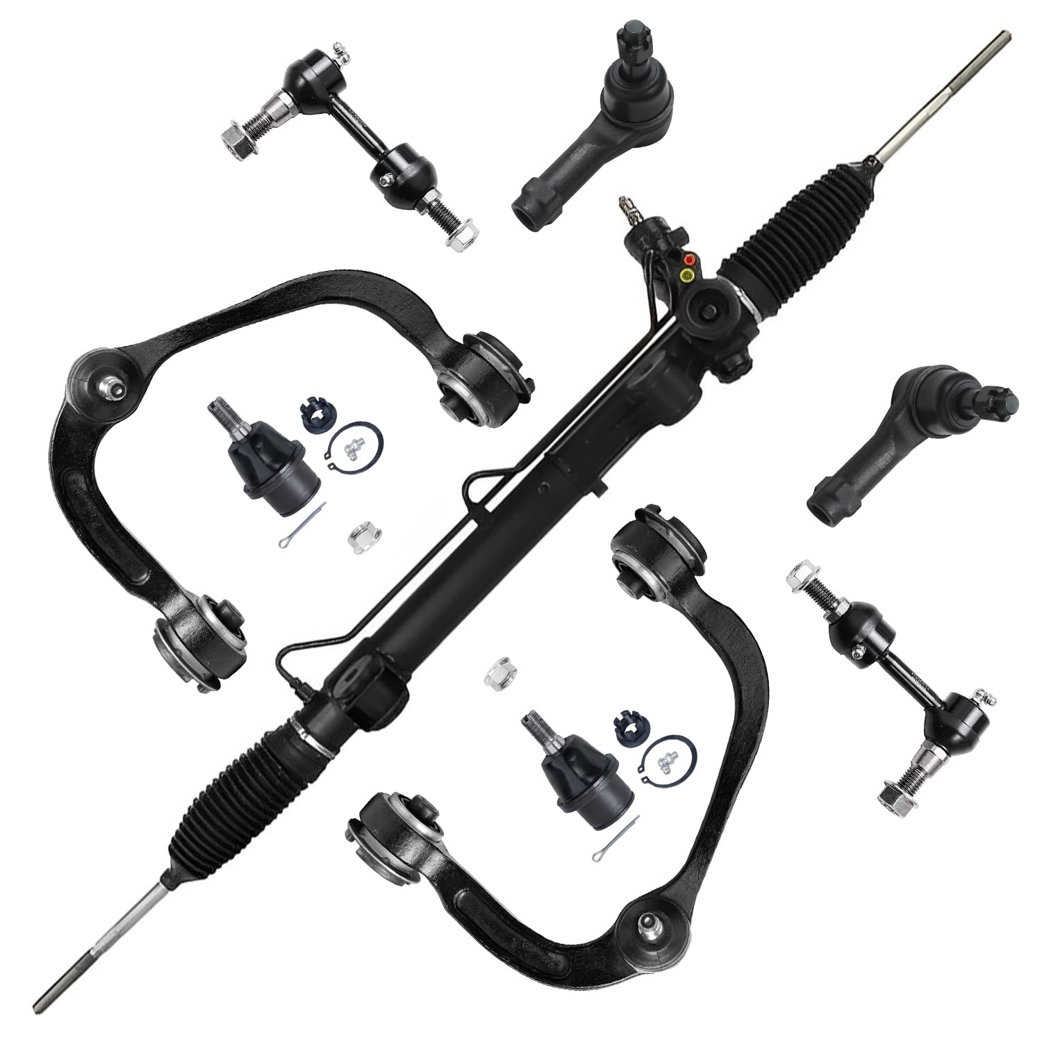 Detroit Axle - Rack &amp; Pinion Kit for 2004-2005 Ford F-150, Power Steering