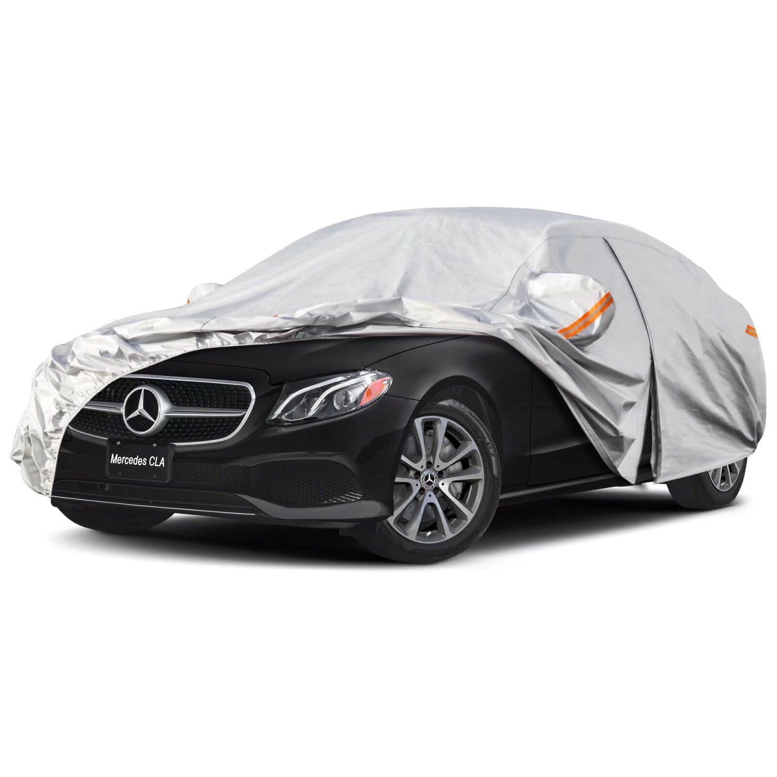 Kayme Funda Coche Exterior, Compatibles con Audi A5 (2009-2025), Cubierta para Coche Impermeable Transpirable Anti-UV Antipolvo de 6 Capas, Cubre Coche con Cremallera y Forro de Algodón. — view 23