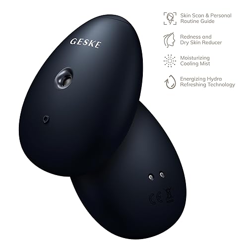Miniatura 4 de GESKE SmartAppGuided - Refrescante de hidratación facial  4 en 1  Atomizador de agua  Máquina de pulverización hidratante  Rociador facial