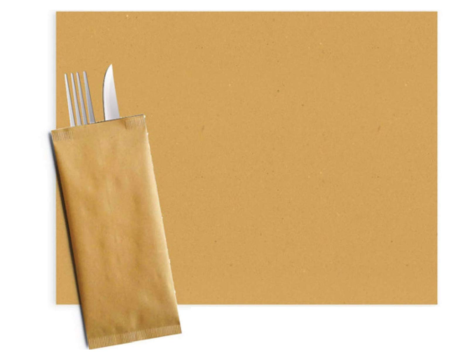 500 Tovagliette 30x40 cm. + 500 buste portaposate in carta paglia con tovagliolo 2 veli cartapaglia monouso