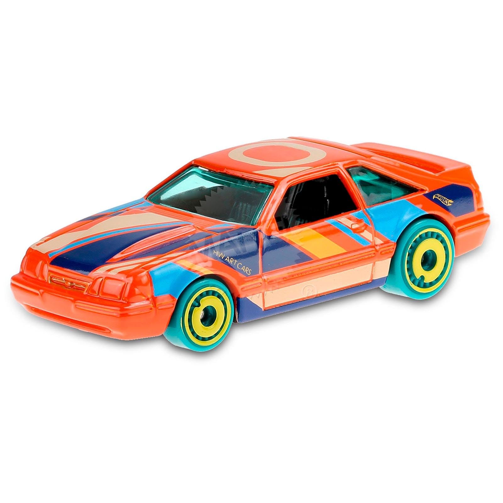Amazon.com: Hot Wheels 2020 Hw Art Cars '92 Ford Mustang, Orange