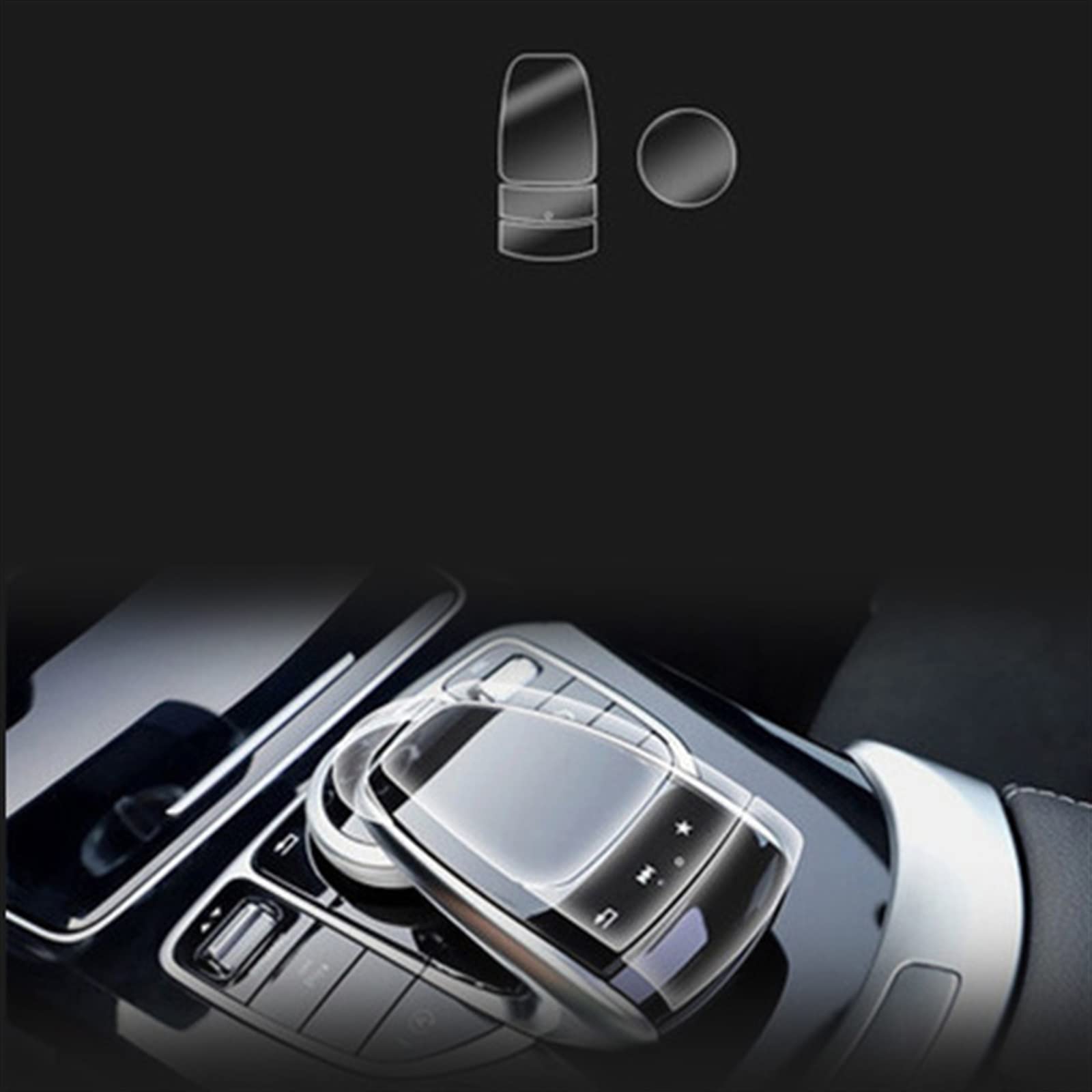 Film de protection premium pour console centrale de Benz GLC X253