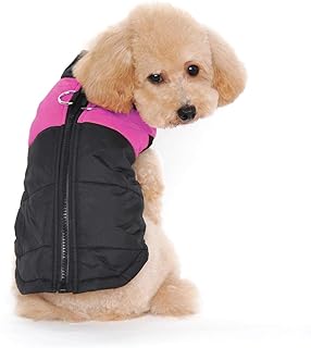 Ectkuee Winter Warm Pet Hund Kleidung klein wasserdichte Hundemantel Jacke Winter Gesteppt Gepolstert Puffer Pet Kleidun g product image