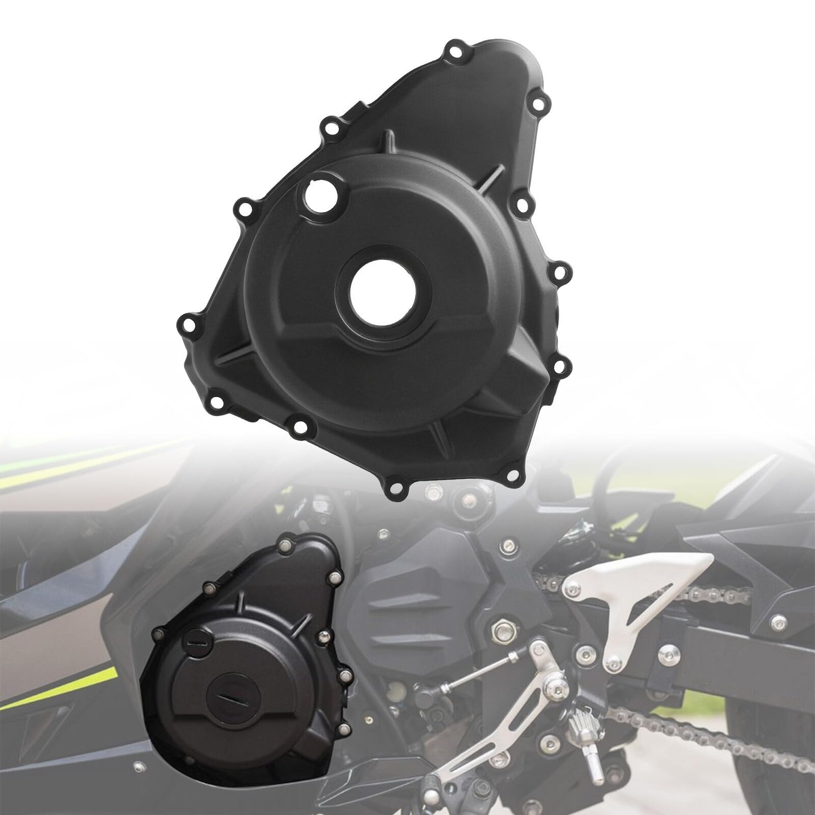 para Moto para protección Lateral del Motor Motocicleta para Cubierta de estator de Motor, cárter para 400 2018-2021 2019 2020