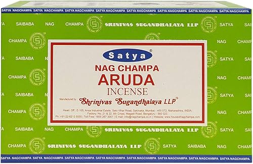 Miniatura 3 de Aruda - Varillas de incienso y soporte para varillas de incienso, paquete Insence Insense Satya Incense