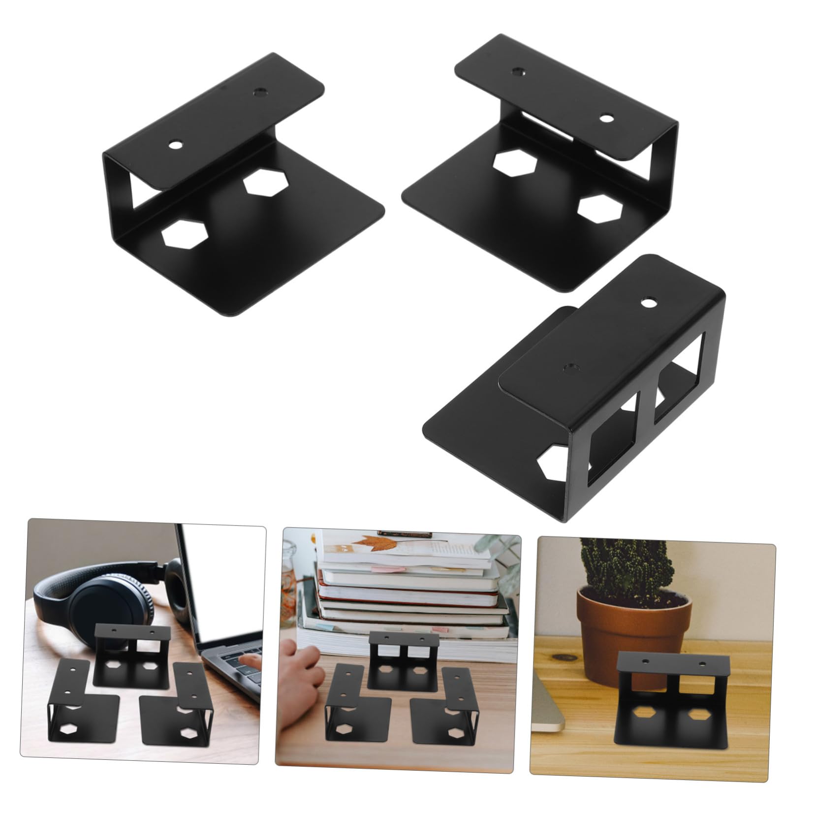 1set Supporto Per Laptop Da Scrivania Con Ripiano Sottostante Organizzatore Per Computer Portatili e Tastiere Facile Da Installare Protezione Per Scrivania