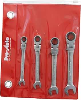 Amazon | Pro-Auto 4本組フレックスロックギアレンチ(ビニールポーチ Amazon | Pro-Auto 4本組フレックスロックギアレンチ(ビニールポーチ