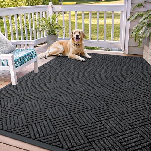 Image of OLANLY Front Door Mat Outside Entrance 71x47, Waterproof Heavy-Duty Doormat