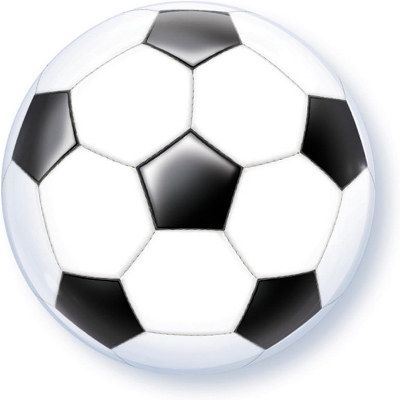 Soccer Ball 22" Latex Bubble Balloon