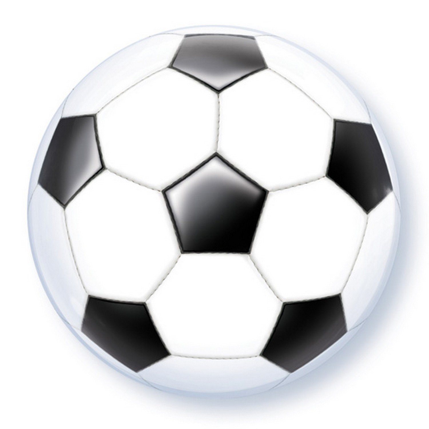 Soccer Ball 22" Latex Bubble Balloon