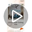 Image of CG Hansair | Decorative High-Speed 1200mm Ceiling Fan | 100% Copper Motor | 2-Year Warranty | Double Ball Bearing | Metallic Choco Brown