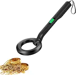 Detector de metais Pinpointer de alta sensibilidade, varredura de 360° portátil de tesouro de metal com ponta de ponteiro IP54 à prova d'água com alertas audíveis e de vibração (estilo A)