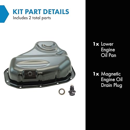 Vista 160 de Cárter de aceite del motor para Ford Bronco F Series Pickup Truck Econoline Van 4.9L I6