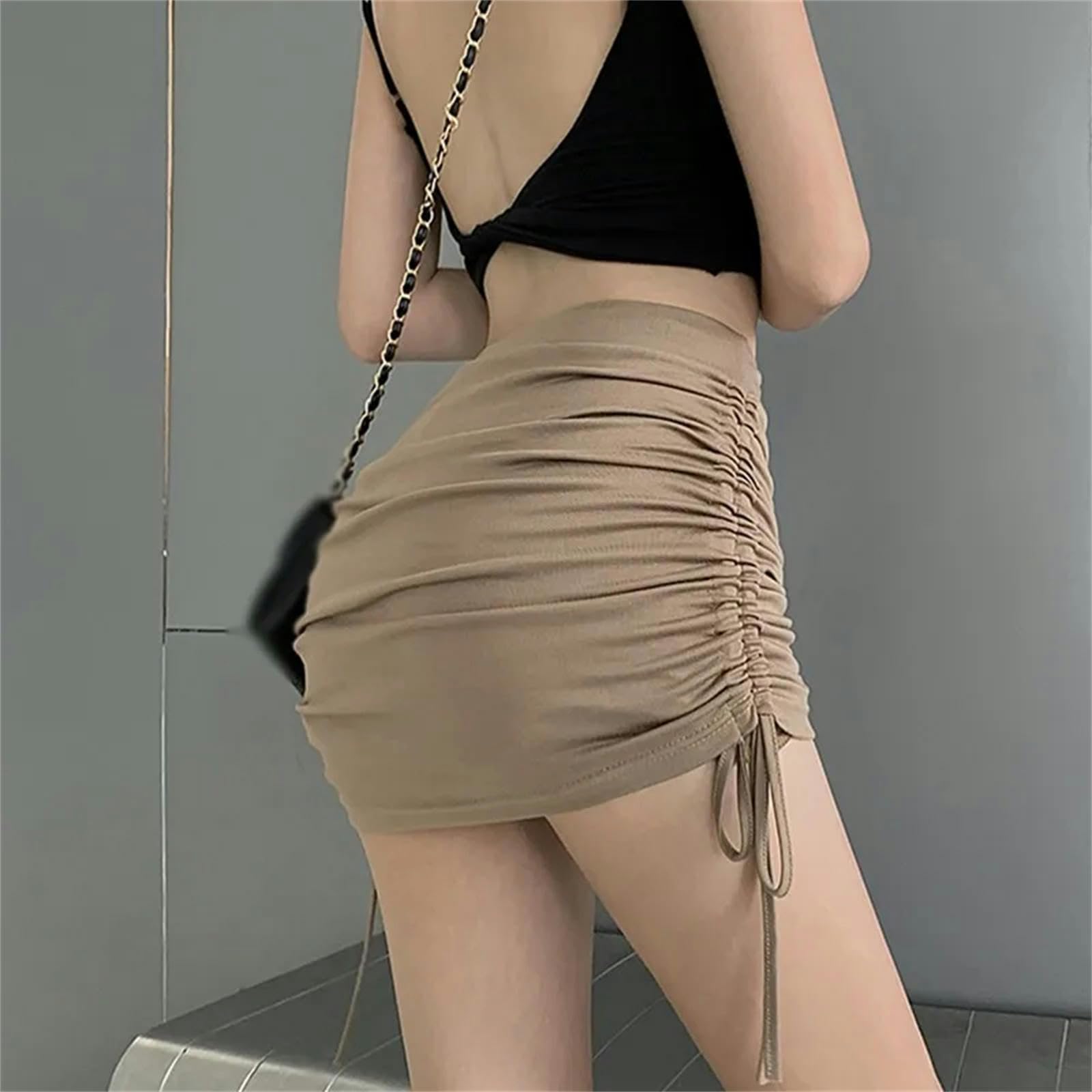 Gonna Lunga Donna Estate Gonna Corsettolo Donno da Donna Slim Design Feel di Design Avvolto Gonna Corta