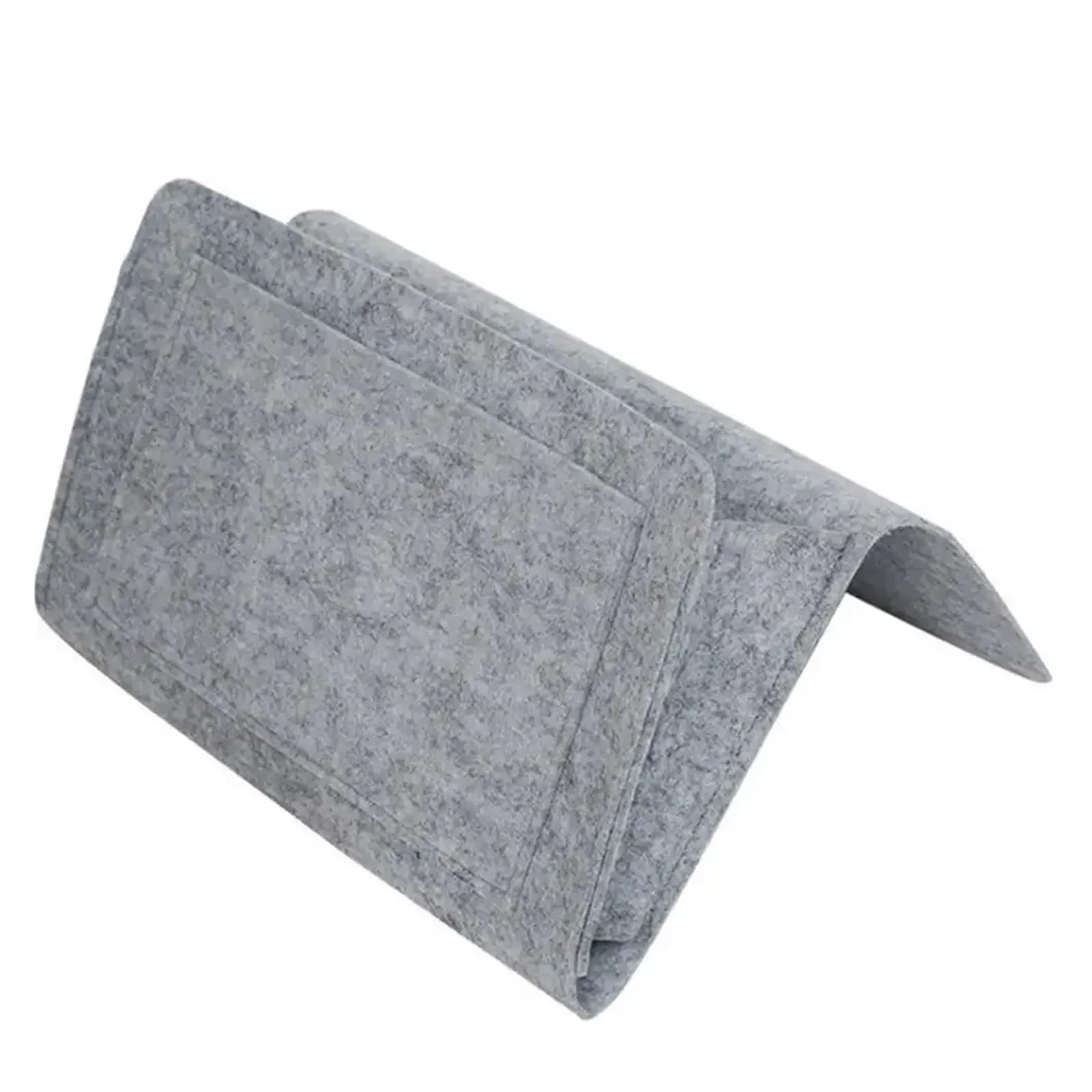 LSYHHXC Bedside Organiser Felt Bedside Storage Organizer Phone Book Magazine Holder Pockets Hanging Storage Bag Tissue Box For Bed Sofa Side Pou(Light grey)
