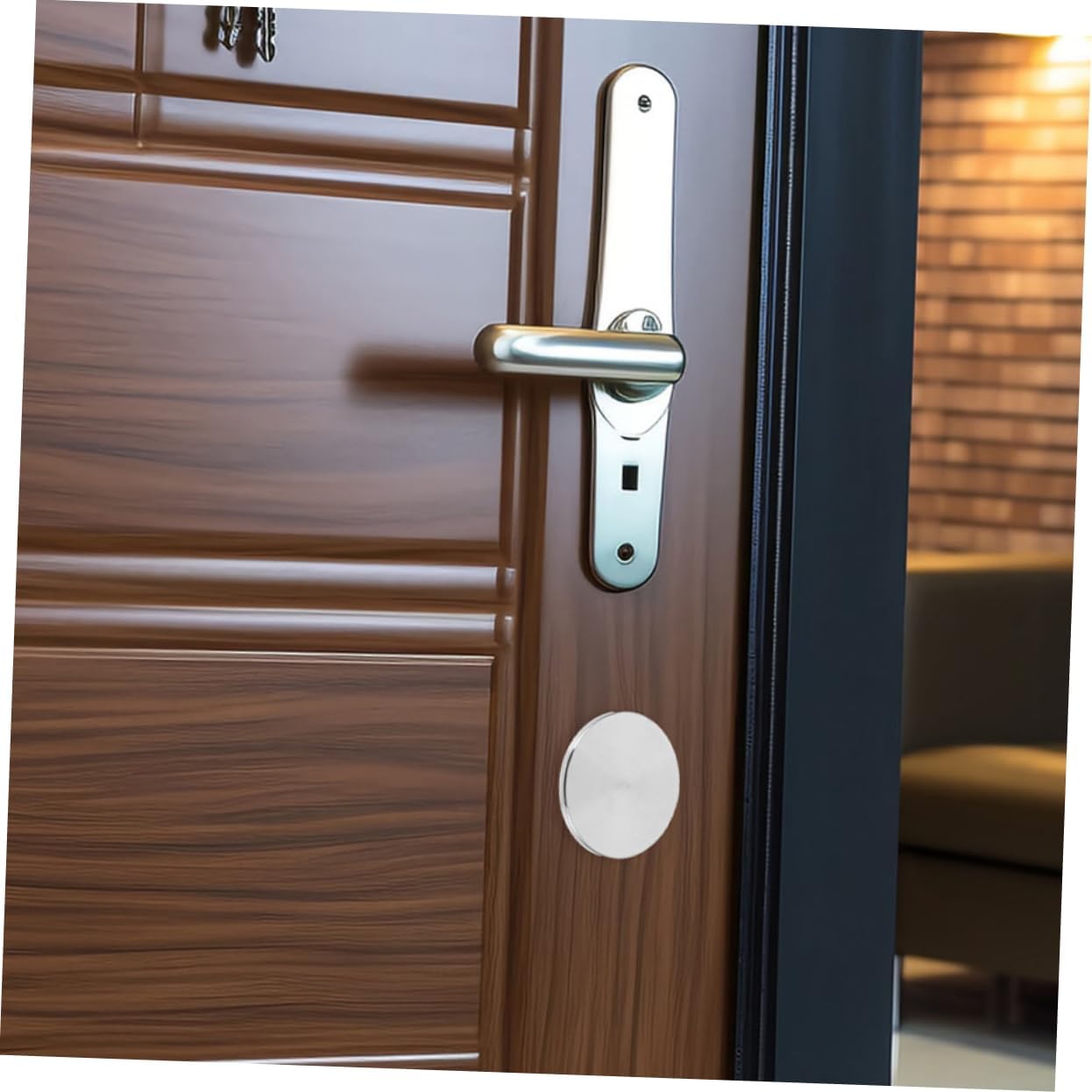 MAGICLULU 2pcs Keyhole Sealer Outlet Cover Plate Door Hole Patch Door Latch Guard Plate