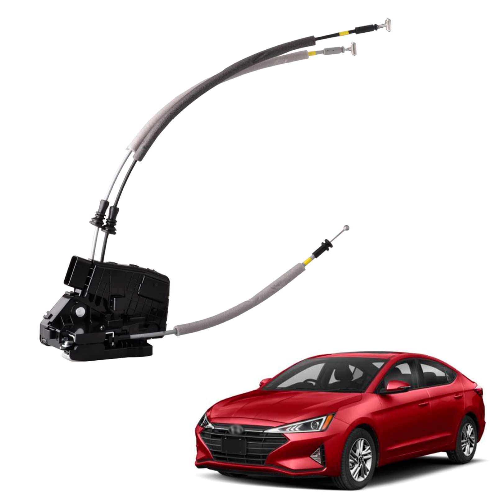 Rear Left Door Lock Actuator Compatible for Hyundai Elantra Sedan 2017-2020 Replace Driver Side Door Latch Lock 81410F2000