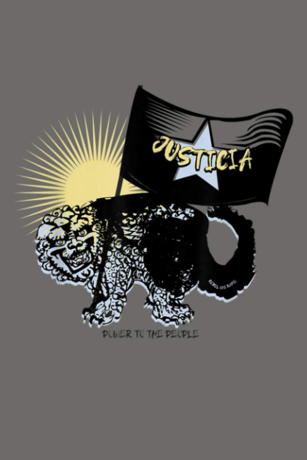 Jagua De La Justicia Justice Dog: Notebook Planner - 6x9 inch Daily Planner Journal, To Do List Notebook, Daily Organizer, 114 Pages